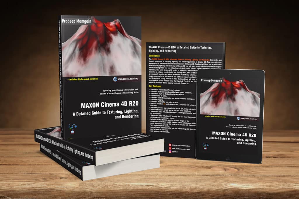 Cinema 4D Book - MAXON Cinema 4D R20: A Detailed Guide to Texturing, Lighting, and Rendering